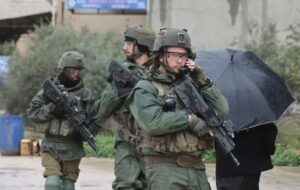 Israeli soliders patroling